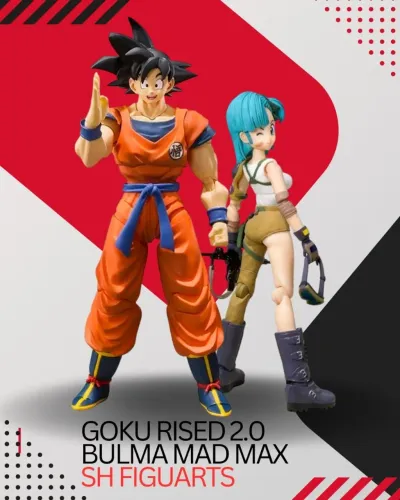Sh figuarts Dragon ball Z Bulma e Goku