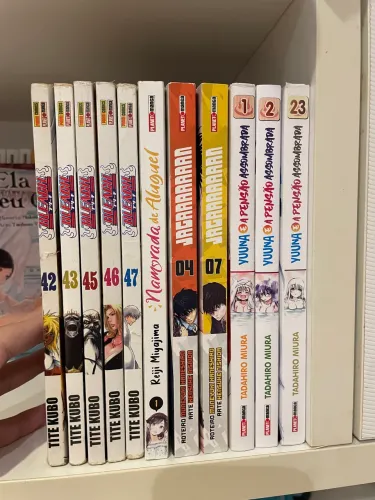 mangás avulsos bleach, yuuna, jagaaan, namorada de aluguel