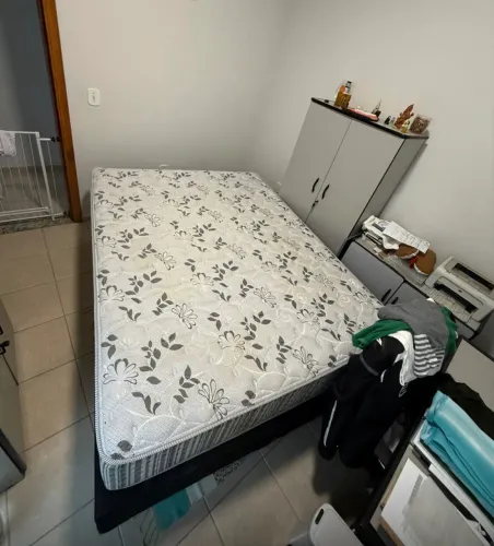 Cama box queen (colchão + box)