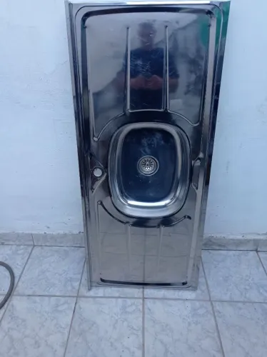 Pia de cozinha em inox