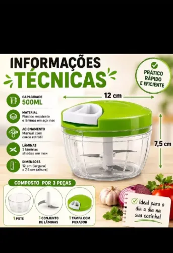 Processador Manual 500ml