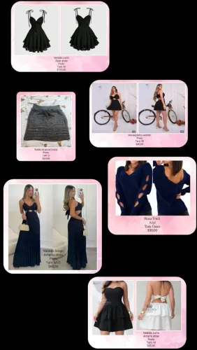 Roupas femininas 