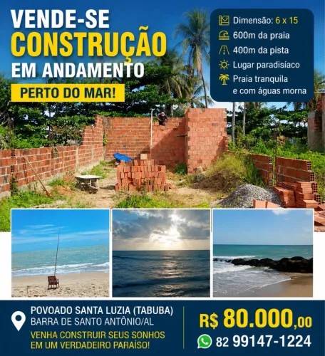 VENDO TERRENO EM TABUBA