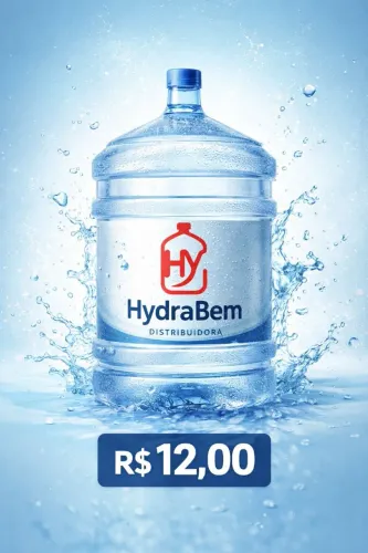 Água Mineral Natural 20L - Galão Lacrado | HydraBem Distribuidora