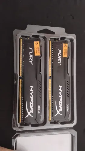 Memória RAM HyperX Fury DDR4 8GB (2x4GB) 2400MHz - Kingston