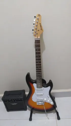 Kit completo Guitarra Stringberg + Cuvave Babe