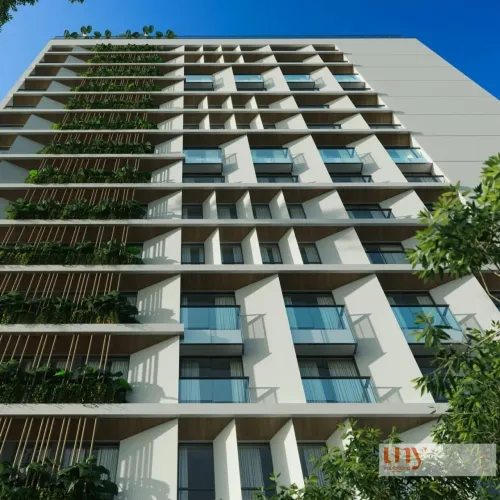 Repasse no Ceety Miramar. Apartamento com 43 m² e 1 quarto, entregue com móveis projetado