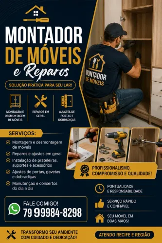 Montador de móveis e reparo
