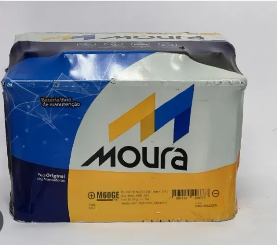 BATERIA MOURA DE 60 AMPERES- 24 MESES
