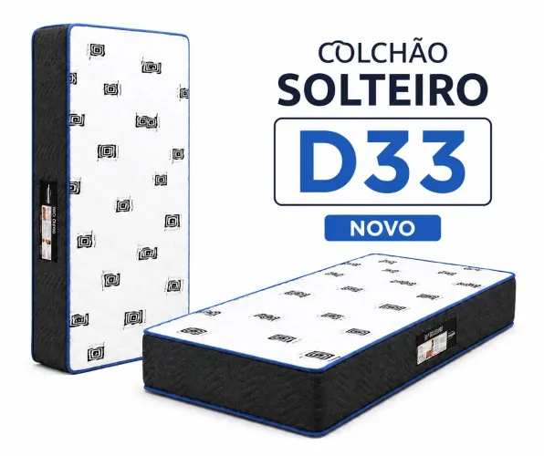 Colchão solteiro D33 (Novo)