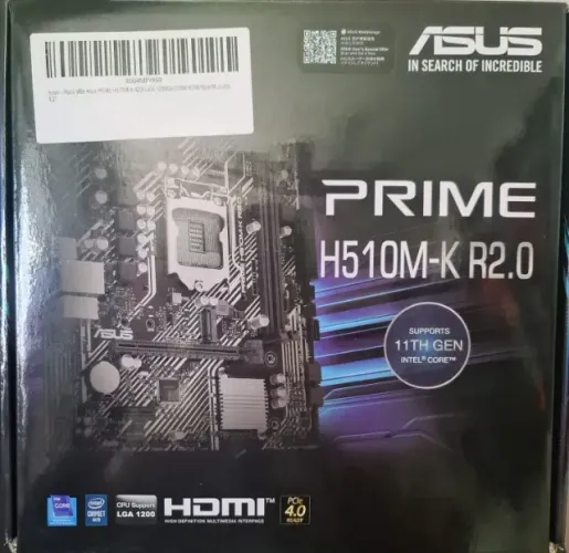 Placa-mãe ASUS Prime H510M-K R2.0