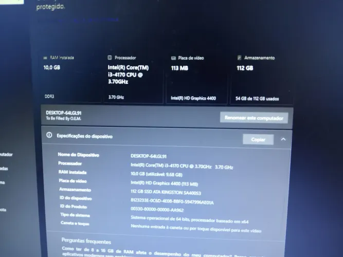 Computador semi gamer
