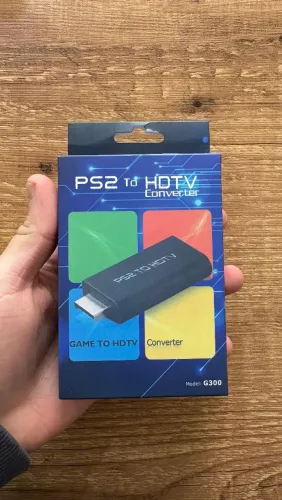 Adaptador De Vídeo Ps2 + Cabo HDMI (Deixe a Imagem Do Seu Ps2 Mais Limpa!)