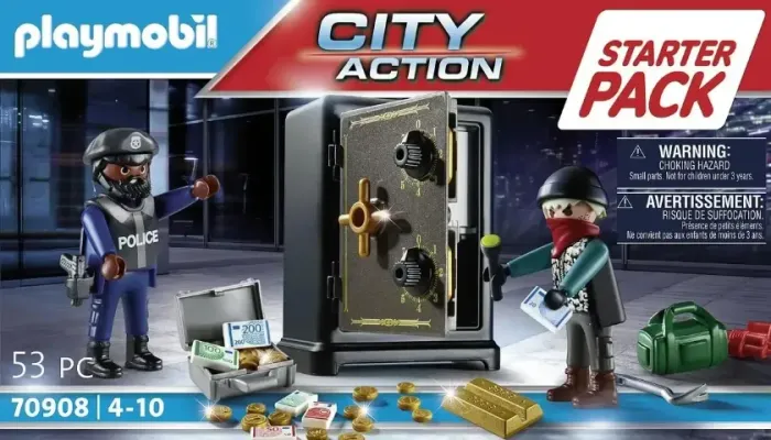 Playmobil 70908 Assalto / Roubo A Banco City Action 53 Peças