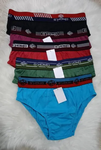 CUECA SLIP ALGODAO ADULTO KIT COM 10 R$:45,00