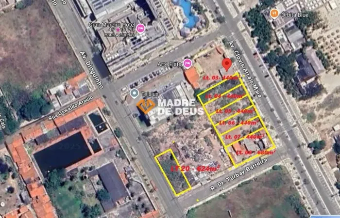 Terreno à venda com 3.504m² no melhor da Praia do Futuro - Fortaleza