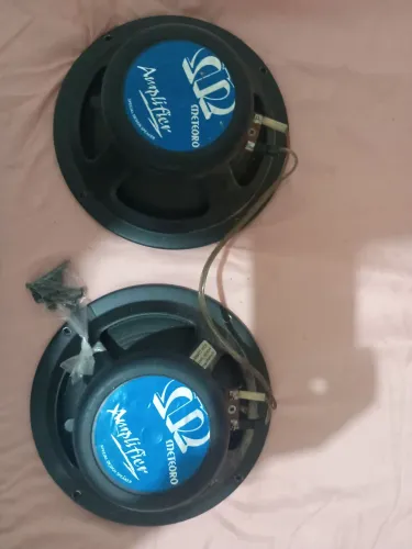 Par de alto falantes Meteoro 8 polegadas 60W RMS 8 ohms