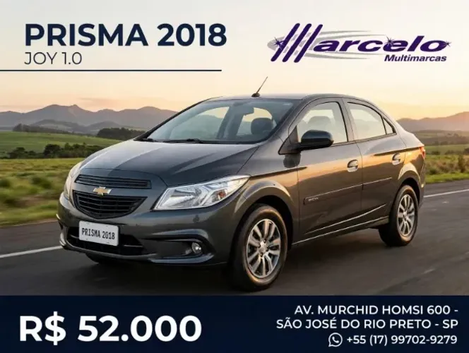 Chevrolet Prisma Sed. Joy/ LS 1.0 8V Flexpower 4P 2018