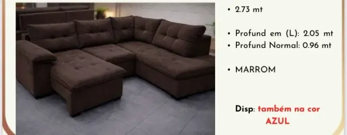 Sofá retrátil Campinas