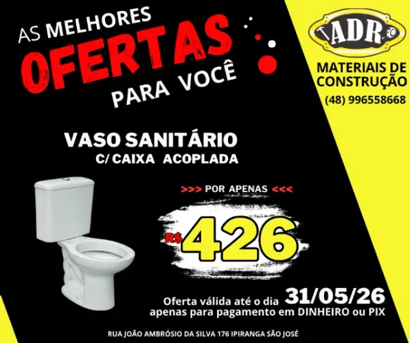 Vaso Sanitário  Deca c/ caixa Acoplada 