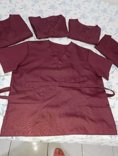 Kit 5 scrub/ uniforme de trabalho/ pijama hospitalar/ fardamento