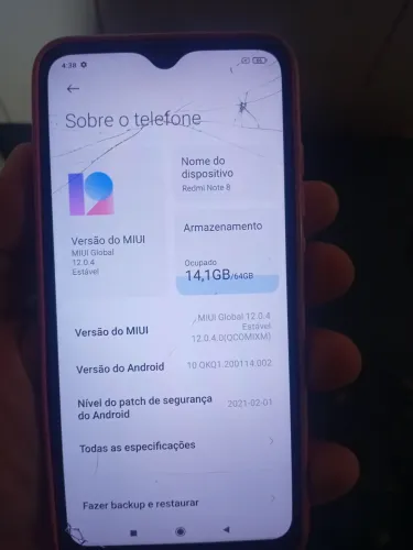 Celular redmi note 8.