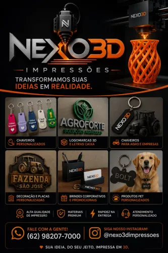 3D chaveiros e brindes super promoção 
