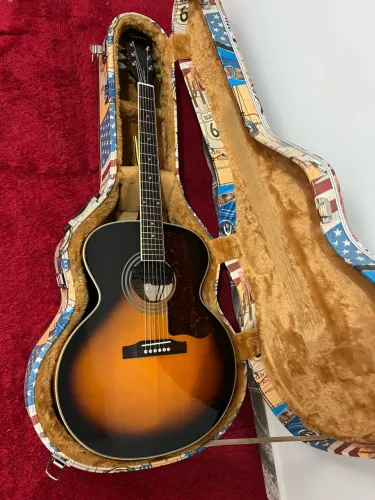 Violão epiphone com case ej 200