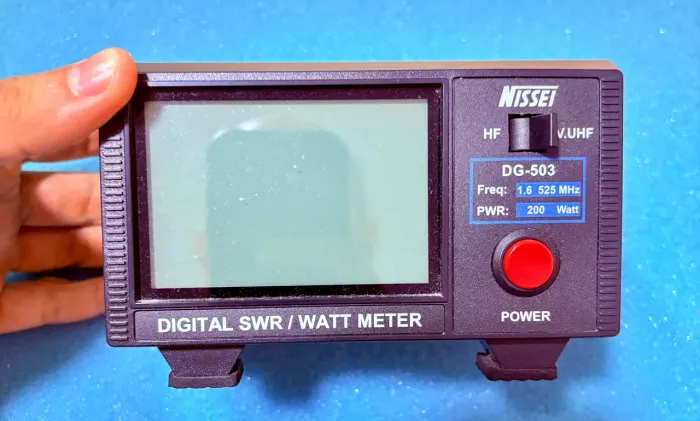 Nissei DG-503 Wattímetro / ROE Digital HF VHF UHF 200W