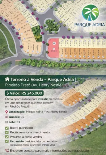 Vende-se terreno misto  parque adrian excelente investimento