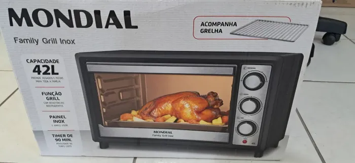 Forno elétrico mundial 42l 220 preto