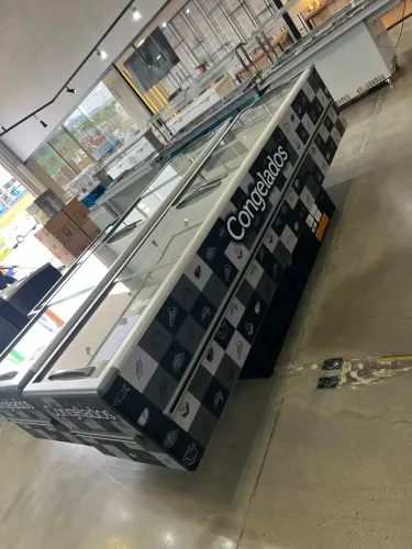 Ilha 3 metros congelados 820L dupla função - pronta entrega