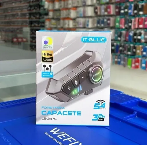 Fone de ouvido para capacete Bluetooth - entrega em slz e região