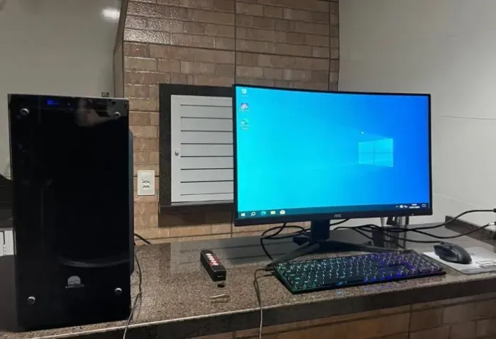 PC Gamer Completo Ryzen 5 5600 + RTX 3070 + Monitor AOC 240Hz