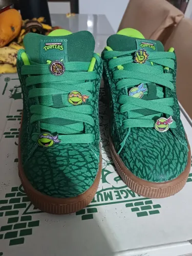 Tenis collab tartarugas ninja