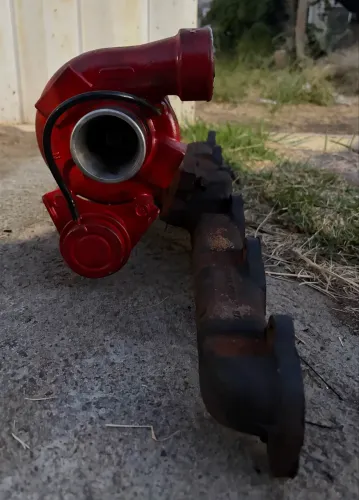 Coletor e turbina original MWM sprint 6 cilindros Silverado/f250