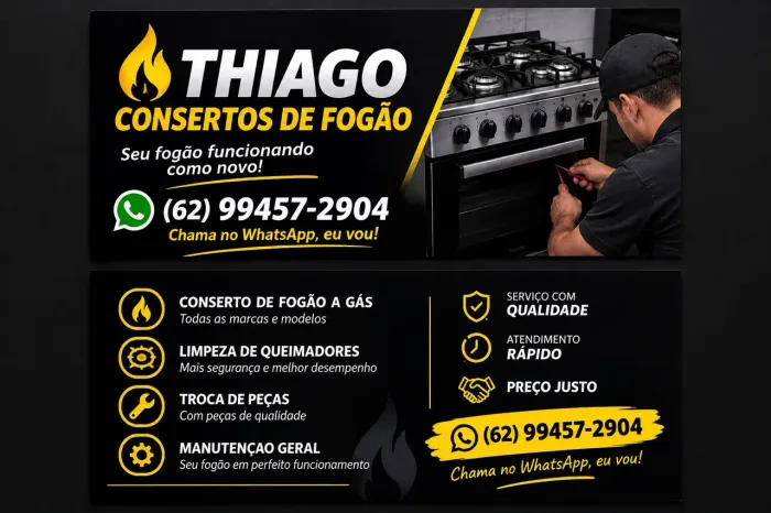 Concerto de fogão em geral