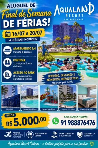 Aqualand Resort férias 16 a 20/07 2/4