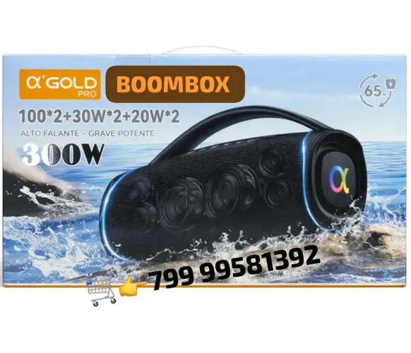 Som Bluetooth caixa gigante 300W