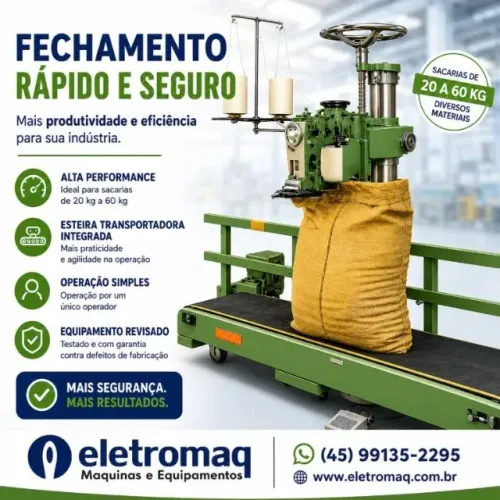Maquina Para Costurar Sacaria Com Esteira Matisa Revisada