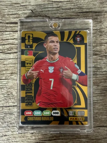 Card Adrenalyn Golden Baller Cristiano Ronaldo 