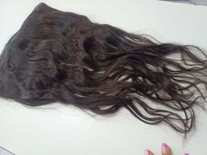 Cabelo totalmente humano 