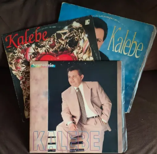 Lote 3 Lps Discos De Vinil Gospel Evangélico - Kalebe