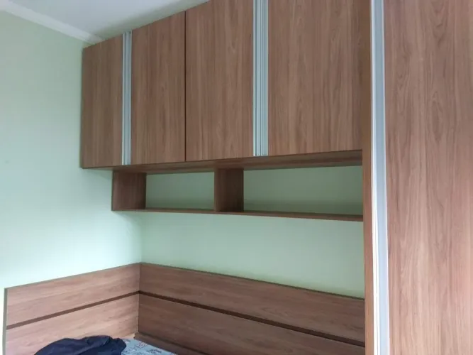 Guarda roupa 2.65  X 1.66  X 0.65   Cama 0.96 larg X 1.95 comp. Maleiro 1.97X 0.55 X 0.86