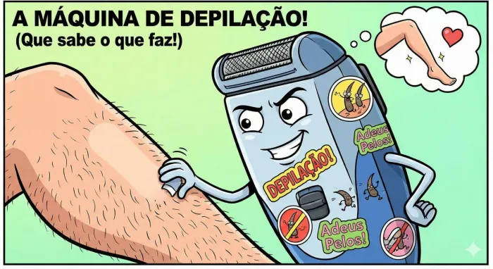 Depilação máquina masculino