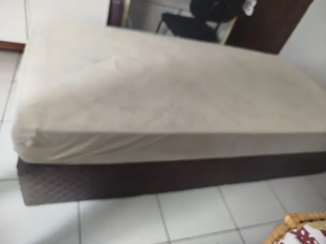 Cama box solteiro com colchão D28