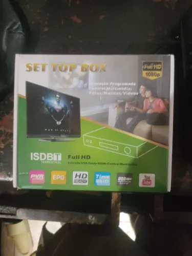 Conversor Digital Full Hd Isdbt Set Top Box Com Hdmi E Usb