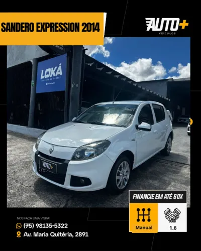 Renault Sandero Expression Hi-flex 1.6 8V 5P 2014