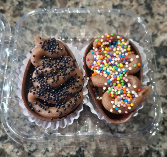 Mini ovos de páscoa de colher