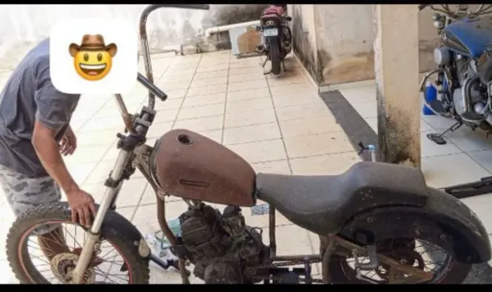 Yamaha XT225 ano 2000 Custom Hardtail ? Projeto Exclusivo